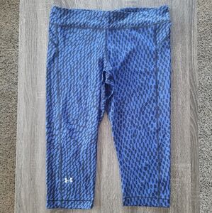 Under Armour Print Cropped Workout Athletic Leggings